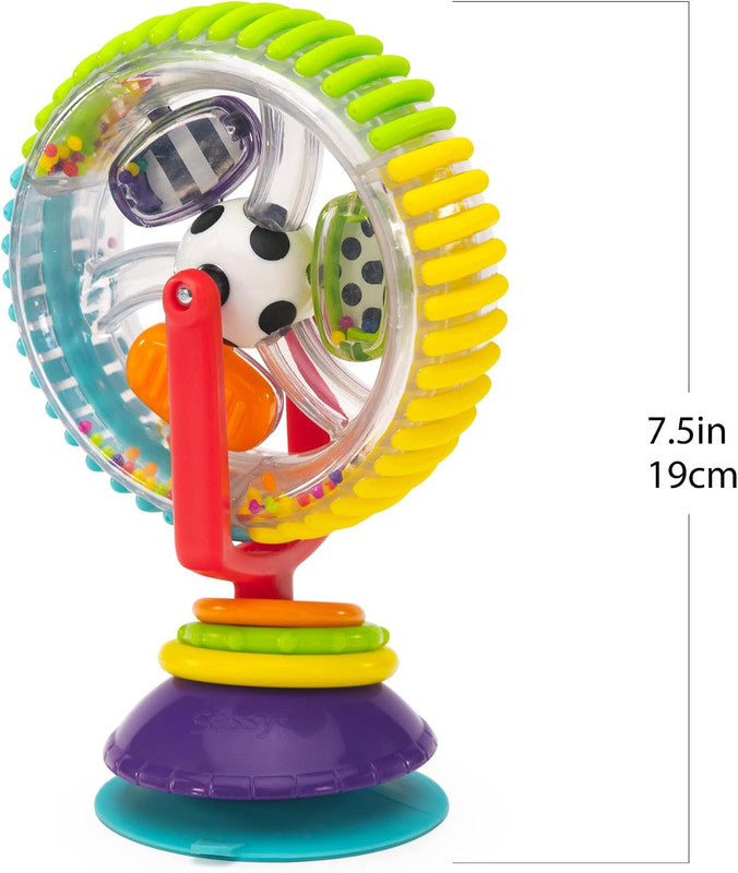 Sassy Wonder Wheel High Chair Tray Toy, 6M+