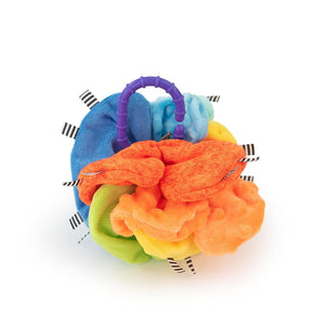 Sassy Crinkle Ball for Babies, Durable Non-Toxic Sensory Toy, Soft Textured Fabric