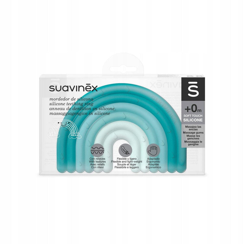 Suavinex Silicone Teether Step 1 Blue - Image 2