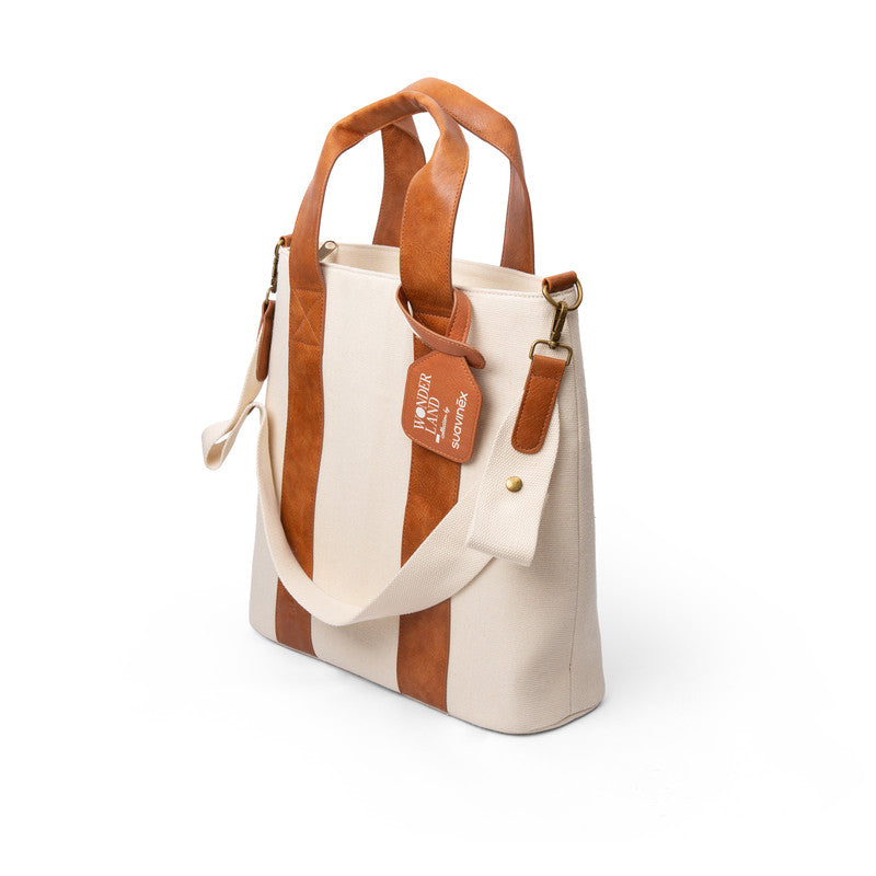 Suavinex Maternity Tote Bag Wonderland Beige - Image 2