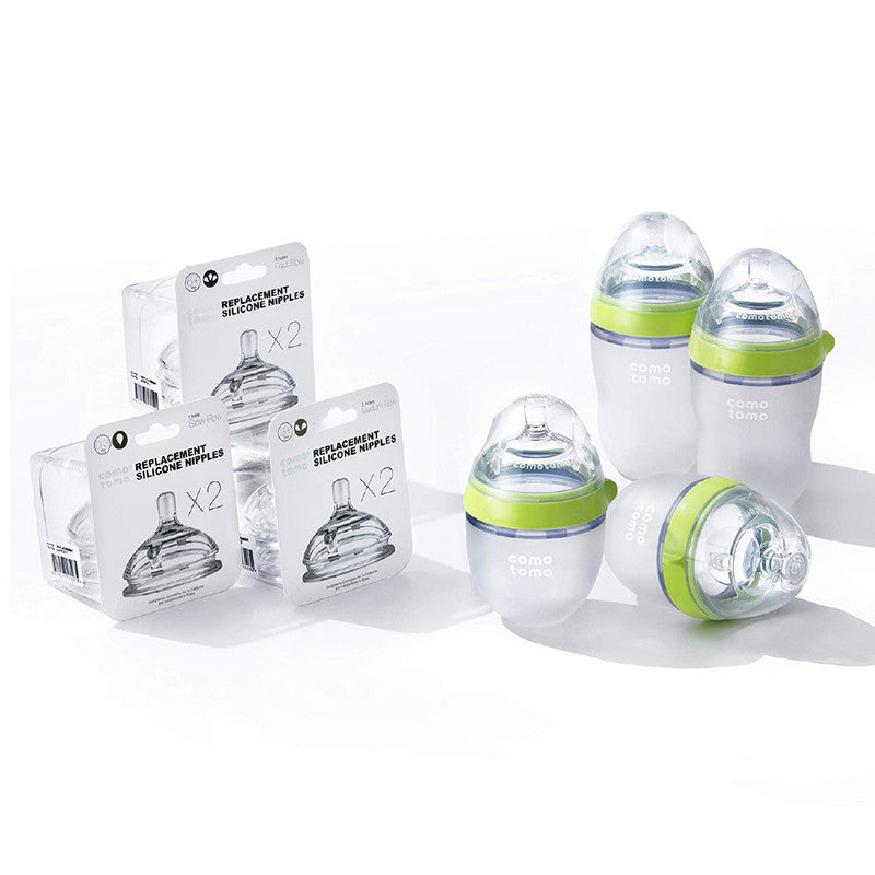Comotomo - Baby Feeding Bottle Bundle Pink