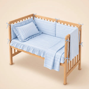 Crib Bedding Set with Bumper, Pillow & Blanket