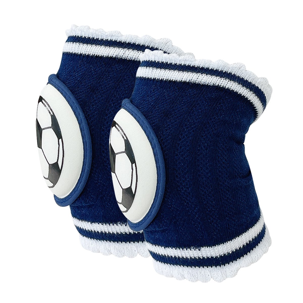 3 Pairs Baby Knee Pads for Crawling Anti-Slip Padded Stretchable Elastic Soft Cotton Breathable and Comfortable Knee Cap Elbow Safety Protector Knee Pads for Baby 0 to 3 years - Image 2