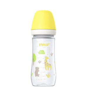 فارلين Grow مع Color PP Wideneck رضاعة أطفال, +3m, 270ml,