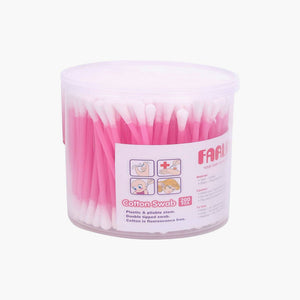 فارلين Cotton Buds, 200Pcs - وردي