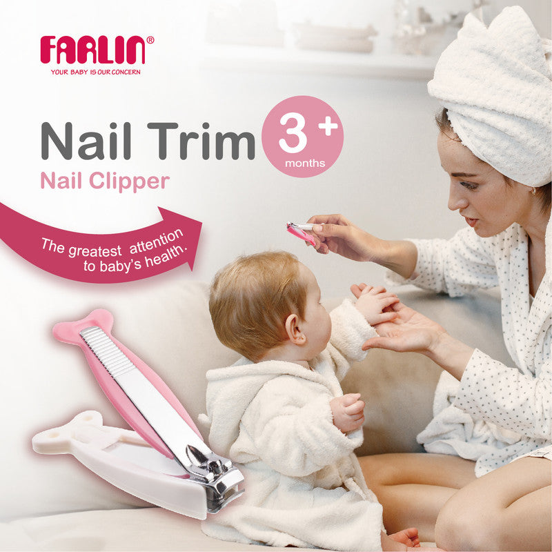 فارلين Fish Shape Nail Clipper - وردي لقطة قريبة