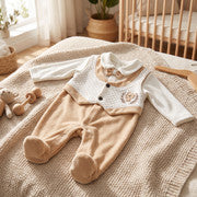 Kachoura Baby Gentleman Winter Romper with Vest (323)
