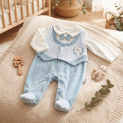 Kachoura Baby Gentleman Winter Romper with Vest (323)