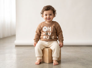 Jep Mood Oh You Rule Sweatshirt & Jogger Set (2732)