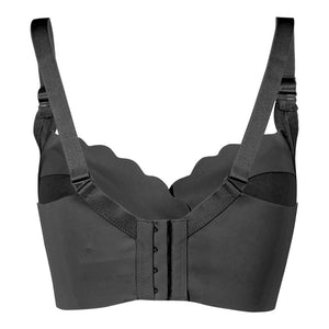Okus - Elegant Seamless Maternity & Nursing Bra - Black - Small