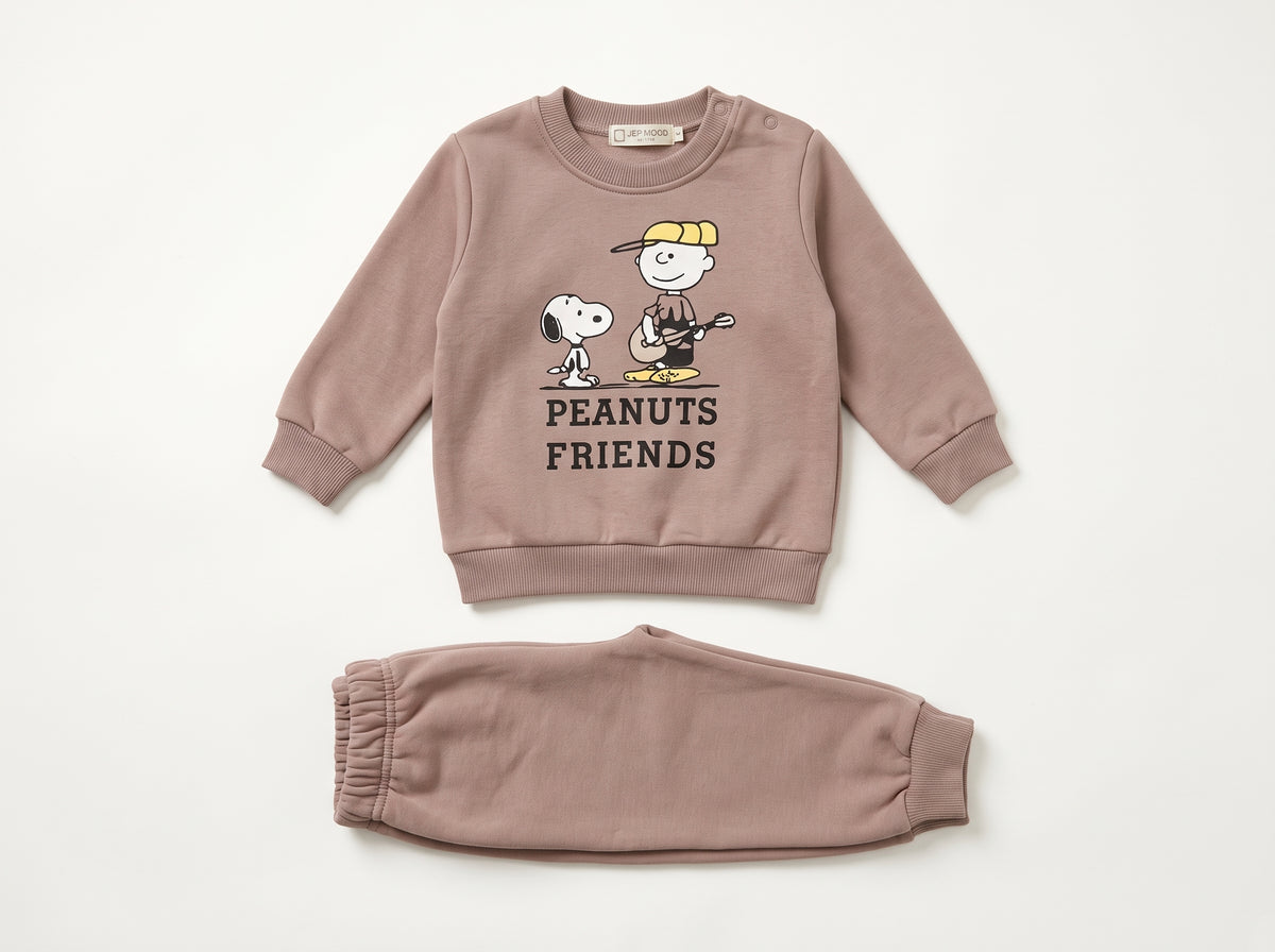 Jep Mood Peanuts Friends Sweatshirt & Jogger Set (2731)