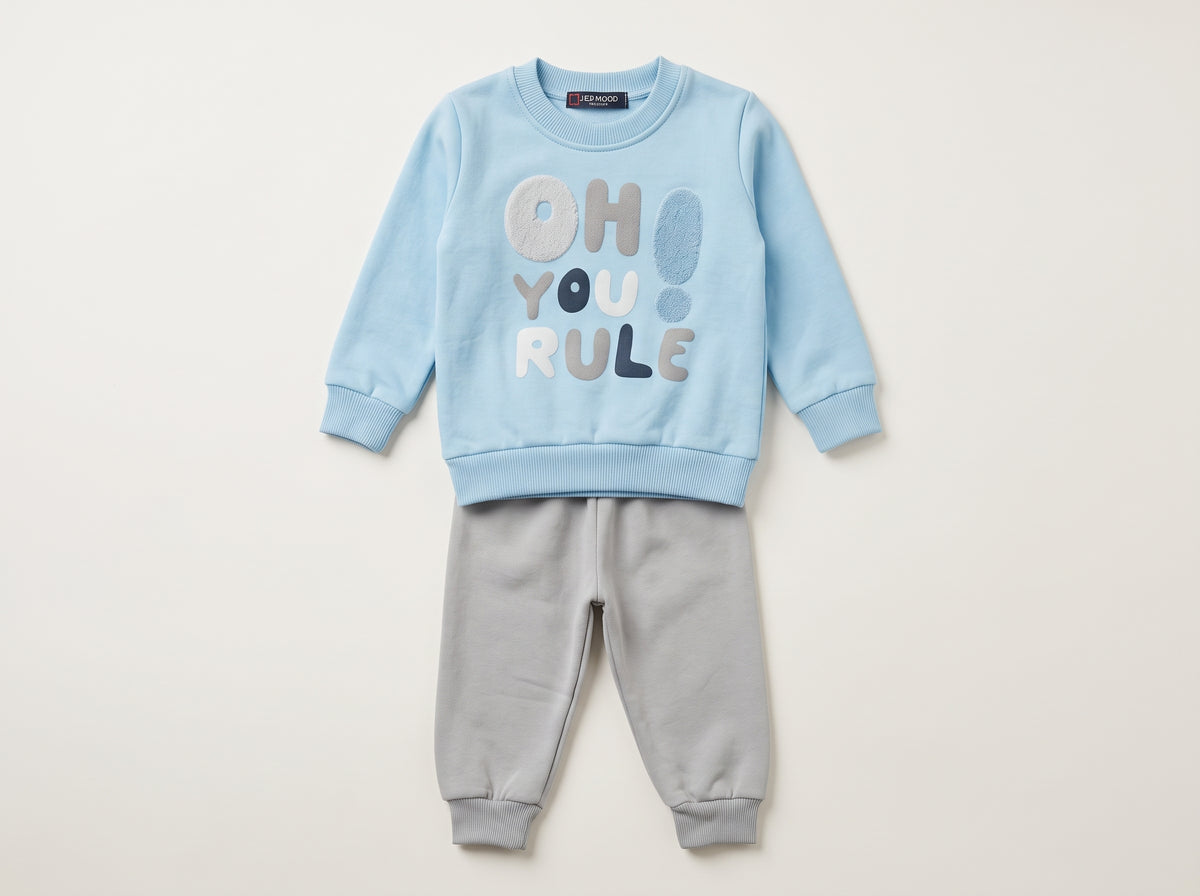 Jep Mood Oh You Rule Sweatshirt & Jogger Set (2732)
