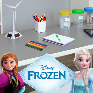 Frozen 12 Colour Pencils Triangular Multi - Image 9