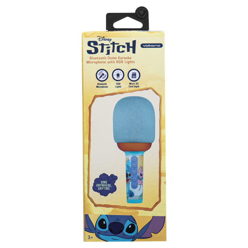Disney Stitch Bluetooth Dome Microphone with RGB Lights - Image 2