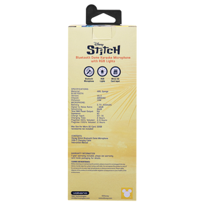 Disney Stitch Bluetooth Dome Microphone with RGB Lights - Image 3