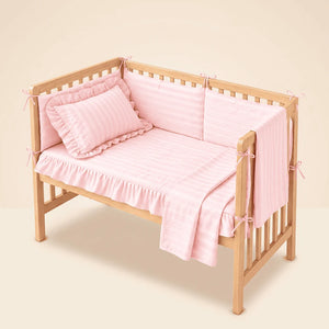 Crib Bedding Set with Bumper, Pillow & Blanket