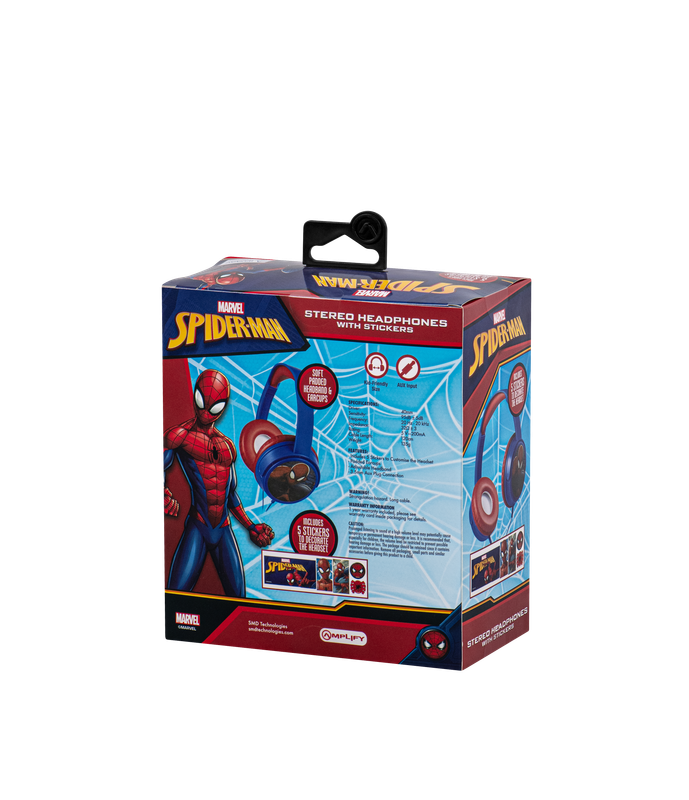 Spider-Man Auxiliary Headphone with Stickers - Image 12