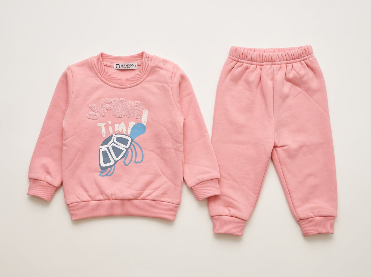 Jep Mood Fun Time Turtle Sweatshirt & Jogger Set (2707)