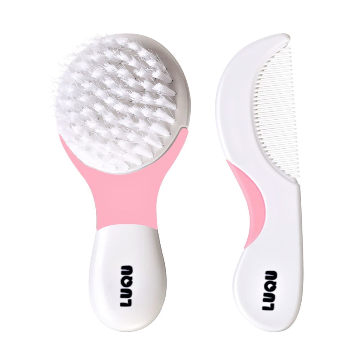 Luqu comb and brush set grey - Image 2