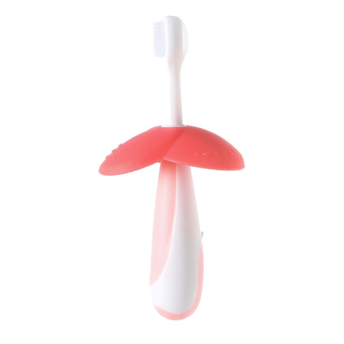 Luqu tooth brush flower shape silicone pink - Image 2