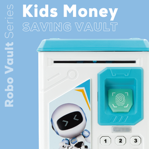 Volkano Kids Robo Vault series Kids Money Saving Vault - Blue - Image 5