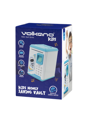 Volkano Kids Robo Vault series Kids Money Saving Vault - Blue - Image 10