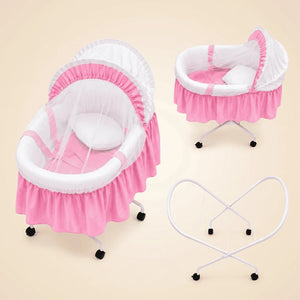 Bassinet Basket with Iron Stand