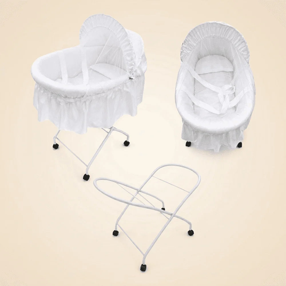 Bassinet Basket with Iron Stand