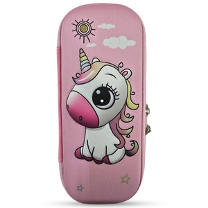 Cocobee Unicorn in the Sky Pencil Case With Internal Mesh Pocket, Sturdy Build, Zipper Closure – Girls, 3+ Years, Multicolor