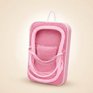 Portable Baby Nest with Zippered Mosquito Net - Melton Fabric