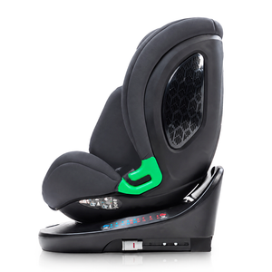 Asalvo Austen3 360° Rotating i-Size Car Seat with ISOFIX, Grey, Rear & Forward Facing