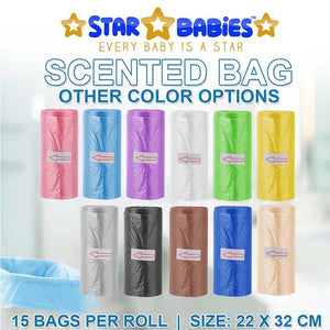 Star Babies - Scented Bag 5pcs With Microfiber Hooded Towel - White
