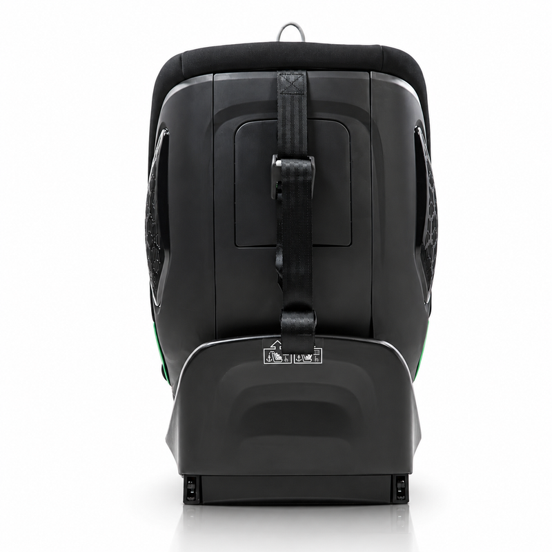Asalvo Austen3 360° Rotating i-Size Car Seat with ISOFIX, Grey, Rear & Forward Facing