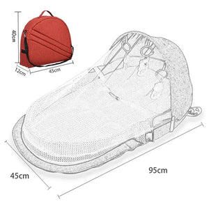 Star Babies Baby Sleeping Pod & Bed With Baby Mosquito 2-Pc Set - Grey