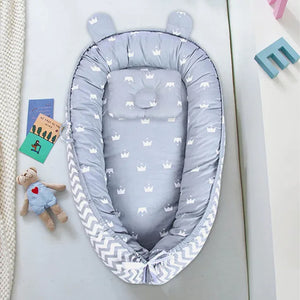 Star Babies Baby Sleeping Pod & Bed With Baby Mosquito 2-Pc Set - Grey