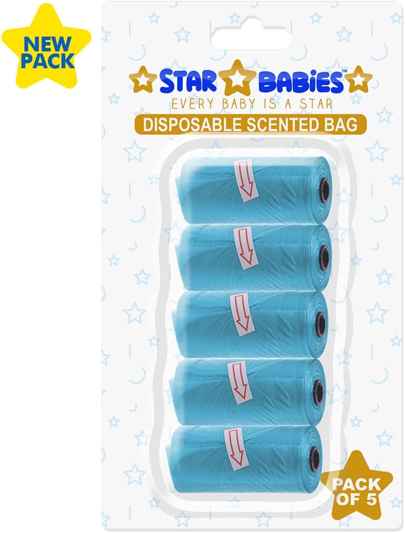 Star Babies - Scented Bag Blister - Pack of 5/75 Bags - Blue