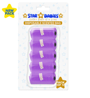 Star Babies - Scented Bag Blister - Pack of 5/75 Bags - Lavender