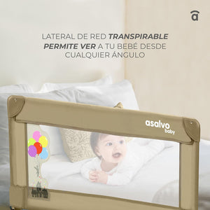 Asalvo Safety Bed Rail for Children 90 cm. White