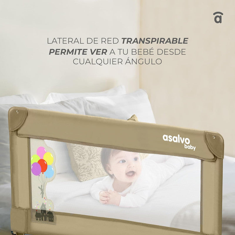 Asalvo Safety Bed Rail for Children 90 cm. White