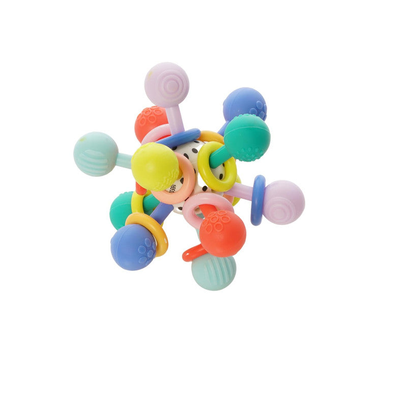 Manhattan Toy Atom Colorpop Rattle & Teether Grasping Activity Baby Toy 0m+
