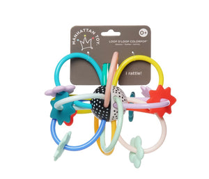 Manhattan Toy Loop D' Loop Colorpop Sensory Teether Activity Toys 0m+
