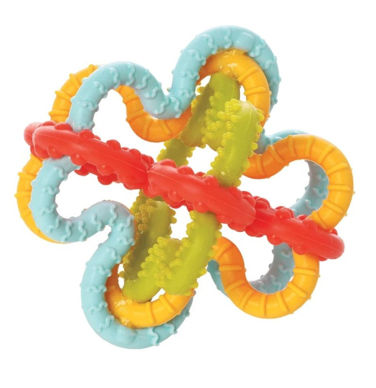 Manhattan Toy Squiggle Loops Textured Sensory Baby Teether Toy
