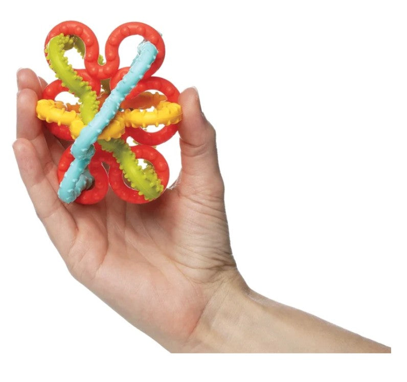 Manhattan Toy Squiggle Loops Textured Sensory Baby Teether Toy