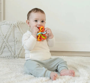 Manhattan Toy Squiggle Loops Textured Sensory Baby Teether Toy