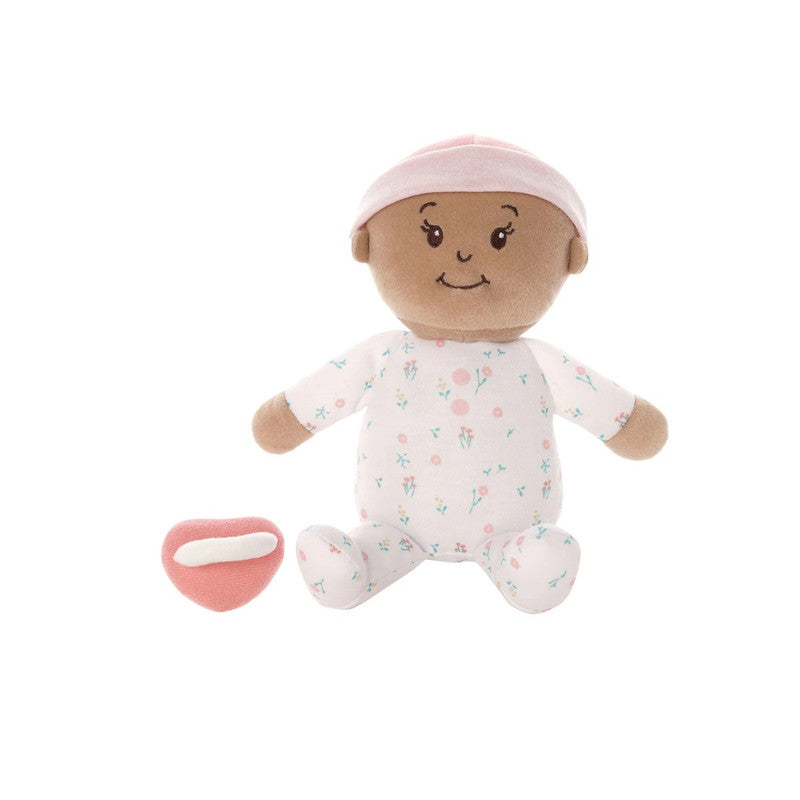 Manhattan Toy Love, Stella My First Soft Baby Doll with Magnetic Pacifier, Beige