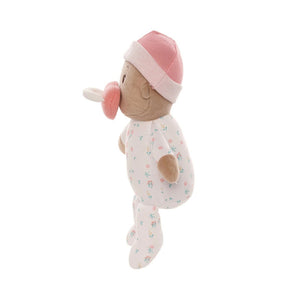 Manhattan Toy Love, Stella My First Soft Baby Doll with Magnetic Pacifier, Beige