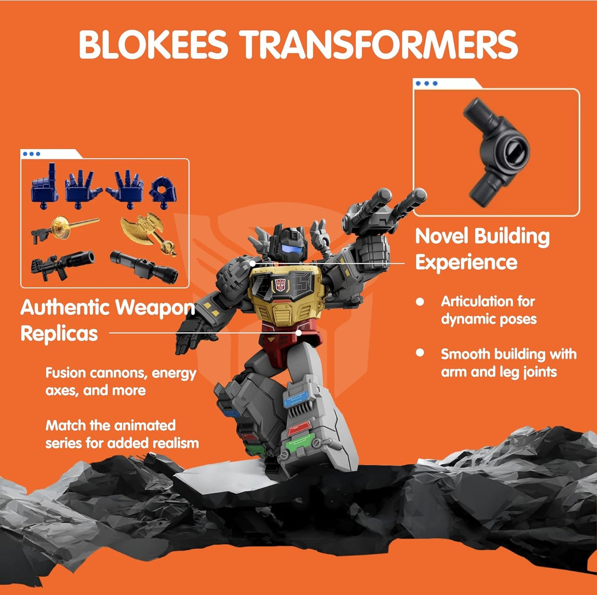 Blokees Transformers Galaxy Defender Building Kit