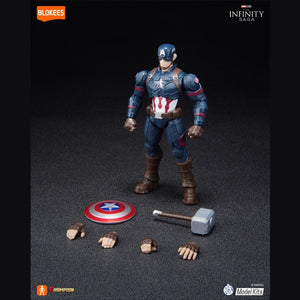 Blokees Marvel Champion Class – Captain America Action Figure