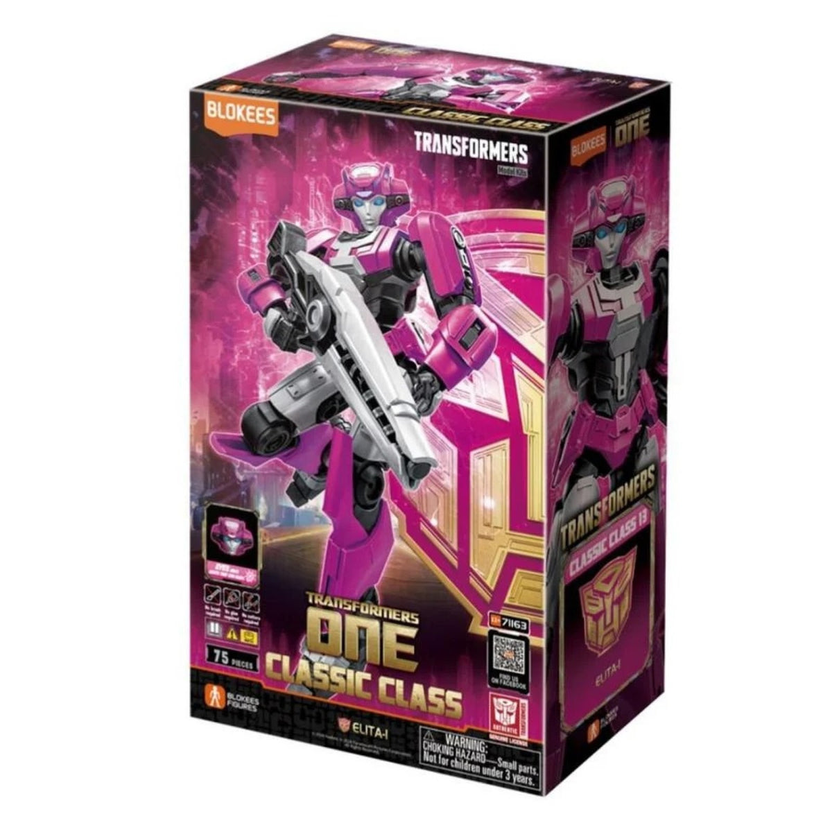 Blokees Transformers One Classic Class Elita-1 Action Figure Model Kit