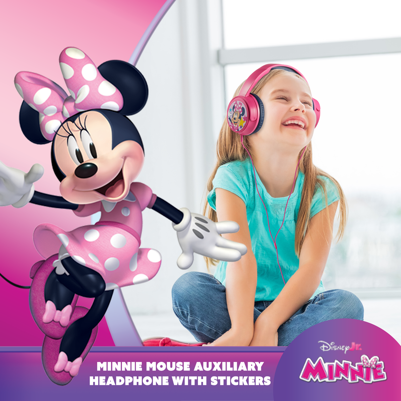 Minnie Mouse Auxiliary Headphone with Stickers - Image 13